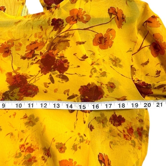 Aritzia Wilfred Cairo Gold/Raspberry Talmont Bodysuit - Picture 11 of 12